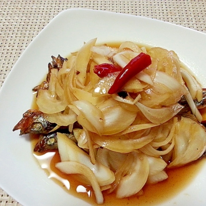 ポン酢で簡単に♪焼きししゃもの南蛮漬け風✿